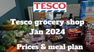 Tesco grocery shop 2024 | £3.14 pp a day | Budget friendly