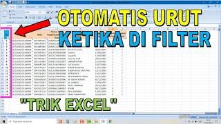 Cara Membuat Nomor Urut Otomatis Saat Data di Filter di Microsoft Excel