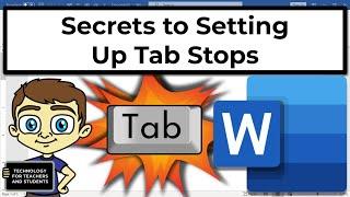 How to Set Tab Stops in Microsoft Word