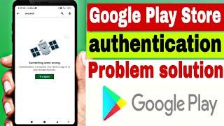 Something went wrong Authentication is required. You need to sign in to your Google account||Google|