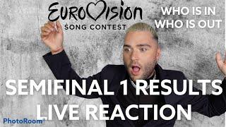 Eurovision 2021 Semi Final 1 Results live Reaction