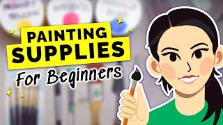 Essential ACRYLIC PAINTING Materials for Beginners!