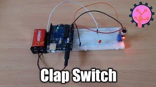 How to make a Clap Switch using Arduino