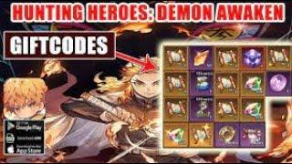 Hunting Heroes Demon Awaken Redeem Codes || Hunting Heroes Demon Awaken Code || Code Hunting Heroes