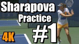 Maria Sharapova in 4k | Forehand and Backhand #1 | Western & Southern Open 2014