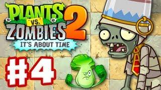 Plants vs. Zombies 2: It's About Time - Gameplay Walkthrough Part 4 - Ancient Egypt (iOS)