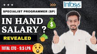 Infosys Specialist Programmer Salary | Ctc 9.5 Lac | Updated | Base pay | Bonus | In hand salary