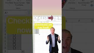 Checkboxes in Excel finally here!