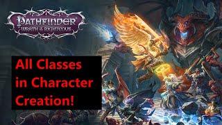 Pathfinder Wrath of the Righteous - All Classes in Character Creation