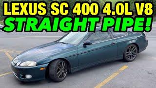 1997 Lexus SC 400 4.0L V8 Dual Exhaust w/ STRAIGHT PIPES!