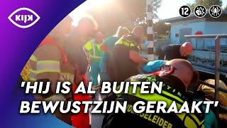 Slachtoffer VAST tussen SLUISDEUR na heftig ONGEVAL | Als de Brandweer | KIJK