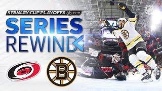 SERIES REWIND: Bruins sweep Hurricanes to advance to Stanley Cup Final