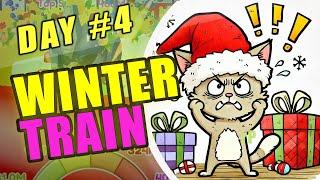 Race Clicker Day 4 Trying to Get Winter Train | Roblox