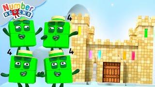 Learn maths: Castles and Clubhouses adventures! | Learn to count for Kids - 123 | @Numberblocks