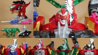 DX KishiRyu-Oh (Dino Fury Megazord) - SS Ryusoulger (PR Dino Fury) 騎士竜戦隊リュウソウジャー PART 1