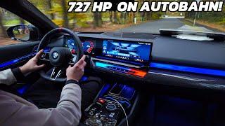 2025 BMW M5 G90 on Autobahn! Is it quicker than the F90?!