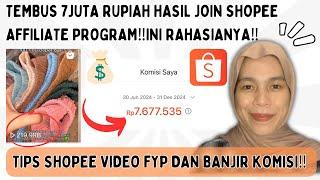 BONGKAR CARAKU BISA FYP DI SHOPEE VIDEO DAN TEMBUS KOMISI JUTAAN RUPIAH!! GAMPANG‼️