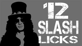 12 Slash Licks in the Key of G