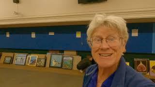 Judging art for the Del Mar Fair Art Show 2022   San Diego, California