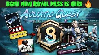 BGMI A8 ROYALE PASS 1 TO 100 RP REWARDS & A8 60 UC 90 UC VOUCHER KAISE LE TRICK