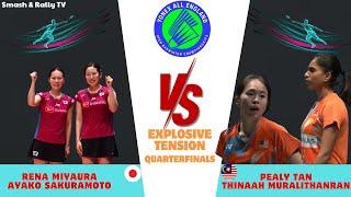 Pearly Tan/Muralitharan(MAS)vs.Miyaura/Sakuramoto (JPN) | YONEX All England Open 2024 Highlights-QF