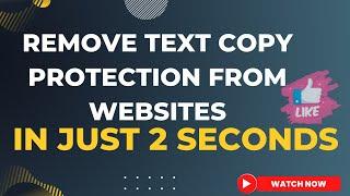 how to copy text from protected websites microsoft edge browser | method 1