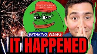IF You HOLD PEPE COIN I GOT NEWS FOR YOU!
