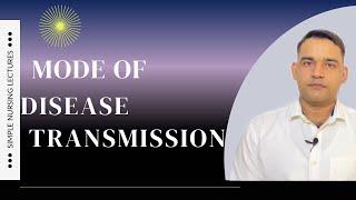 Mode Of Disease Transmission