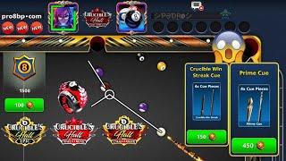 Crucibles Hall Win Streak New Rewrads  Ring And Free Cue 8 ball pool