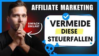 Affiliate Marketing und Steuern in Deutschland (einfach erklärt) in 2025