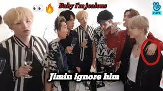 BTS full Vlive(Yoongi jealous)cause Jimin ignore him |Yoonmin love forever