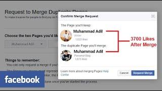 How To Merge Two Different Facebook Pages into One | Combine Pages | Urdu Hindi | Mobile PC | 2022