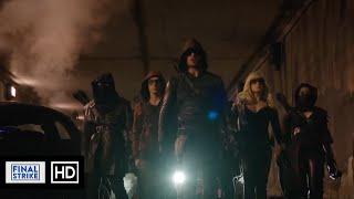 Team Arrow Battles The Mirakuru Soldiers Scene | Arrow 2x23