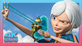 Ginormica Giantess Growth Scenes - Monsters Vs. Aliens (TV Series) [4K Remaster] 巨大娘