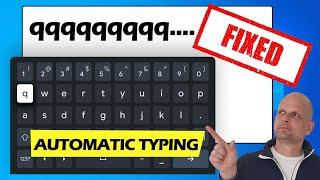 FIX LAPTOP KEYBOARD AUTOMATIC TYPING PROBLEM