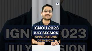 Open BCA Admissions 2023 Last Date! IGNOU BCA July Session Updates! #shorts #bca #ignou #openbca