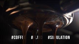 Fluid (coffee) simulation for TV Commercial - Houdini & Blender