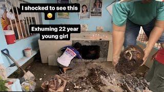 Exhuming a 22-year-old girl after 8 years. Unknown Philippines!