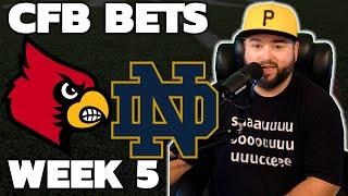 Louisville vs Notre Dame Week 5 Bets - College Football Picks With Kyle Kirms