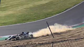 Paddock Hill Bend at Brands Hatch still challenging drivers