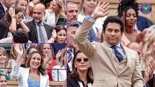 Tendulkar, Guardiola, Olympians and sporting stars welcomed into royal box | Wimbledon 2024