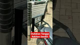 Bikin Dudukan Tangga Teleskopik #tangga #tanggateleskopik