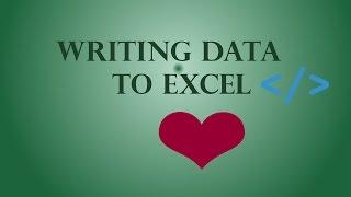 Tutorials for Writing Data to Excel Sheet with PHPExcel [Absolute Beginners Tutorial]