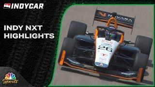 Indy NXT Series HIGHLIGHTS | Indy NXT at Iowa Speedway | 7/13/24 | Motorsports on NBC