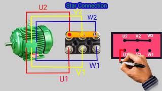 Motor Star Delta Connection || Star Delta Motor Connection || #Stardelta  || It's Electrical