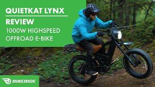 QuietKat Lynx 1000W OFFROAD E-Bike Review | BikeRide.com