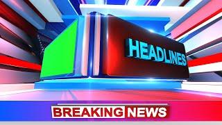 Green Screen Headlines Breaking | News Intro - Transitions and Lower third