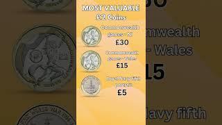 Most valuable £2 coins  #shorts #coins #numismatics