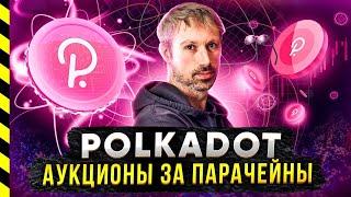 POLKADOT АУКЦИОНЫ. MOONBEAM, ACALA, ASTAR.