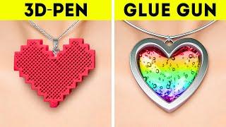 3D PEN VS. GLUE GUN | Brilliant DIY Crafts, Jewelry And Repair Tricks